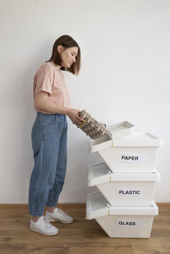 woman-recycling-better-environment